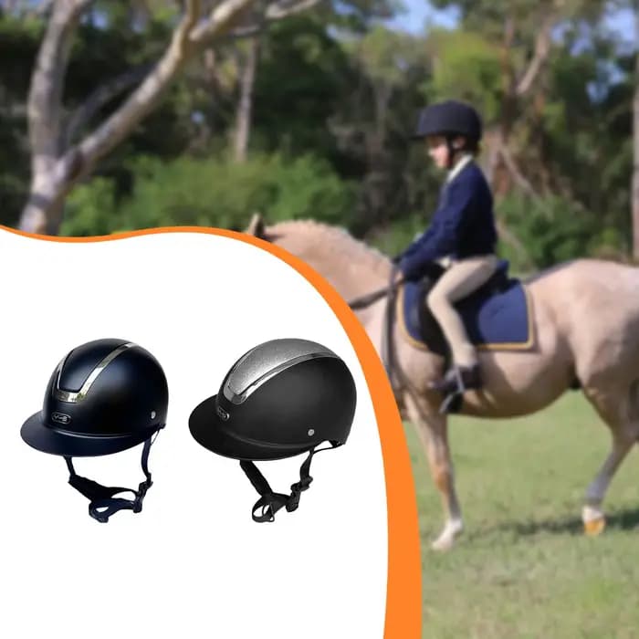 Casque d'équitation réglable avec sangle de menton sécurisée