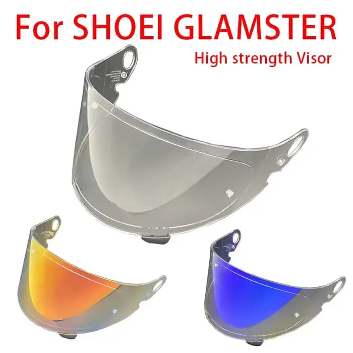 Bouclier de casque rétro pour SHOEI GLAMSTER