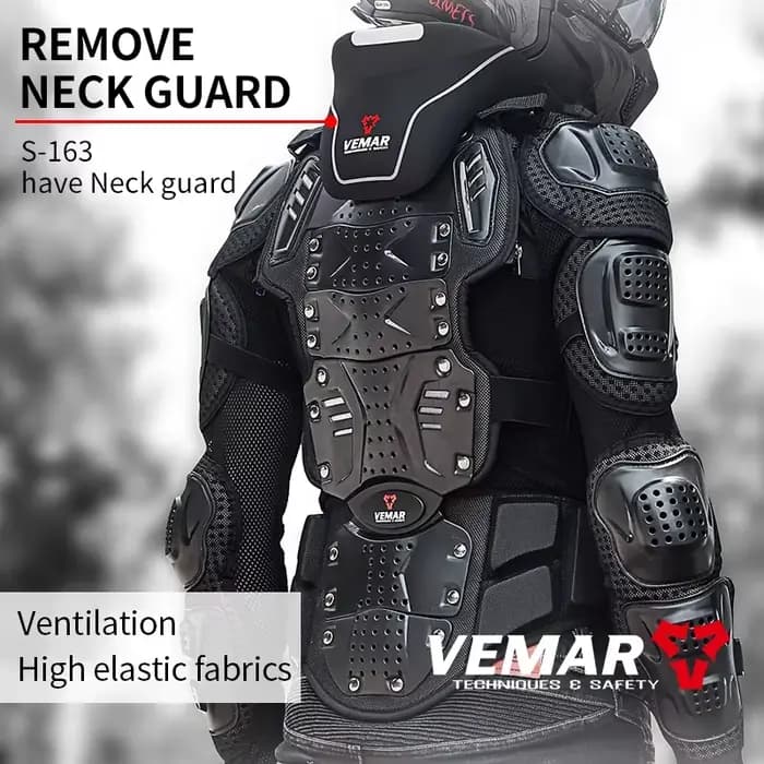 Moto hommes armure gilet cou garde Ridin course corps de protection