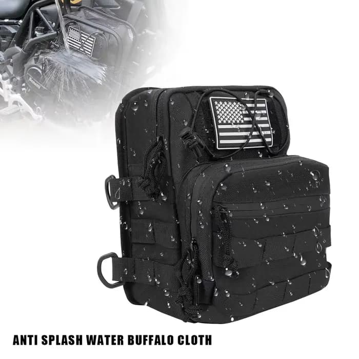 Sac étanche pour barres de sécurité pour cadre de moto