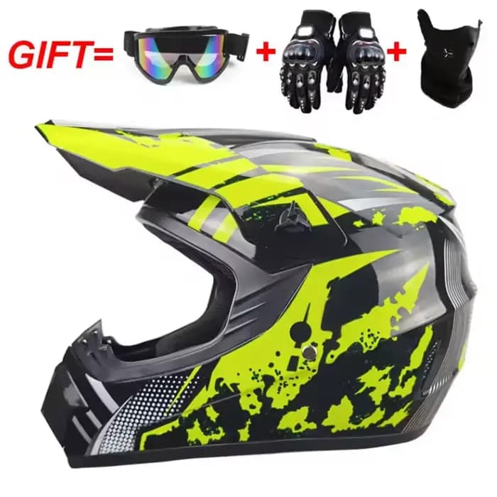 Casque de moto tout-terrain pour enfants – Approuvé DOT pour le motocross