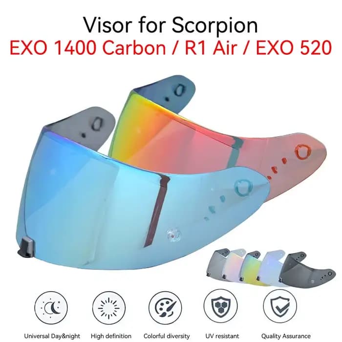 Visière de casque pour Scorpion Exo 1400 carbone
