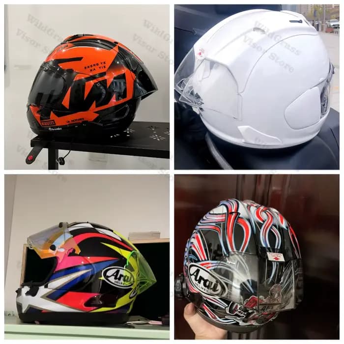 Nouveau Spoiler de Décoration Arrière pour Casque