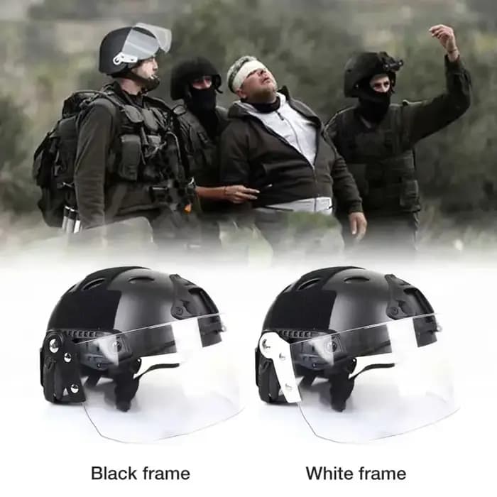 Lunettes tactiques pour casque avec cornes détachables