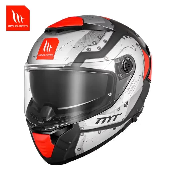 MT Thunder 4 SV Casques de moto Casque intégral à double visières ABS pour hommes et femmes toutes saisons Taille