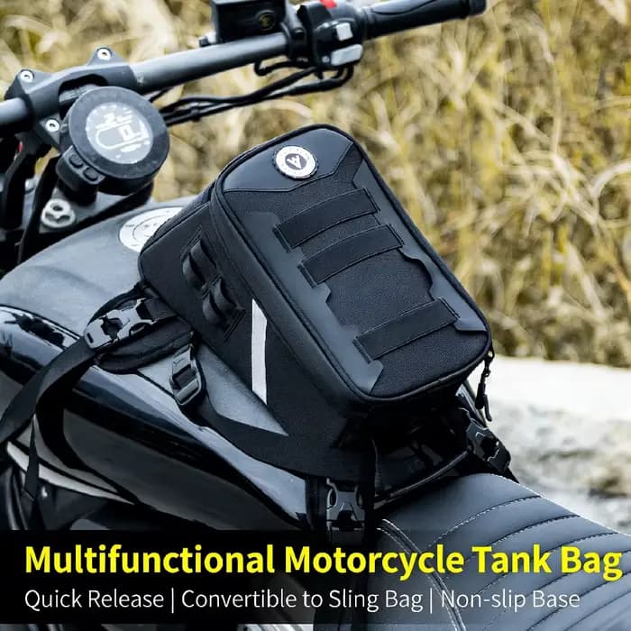 1 sacoche de réservoir de moto