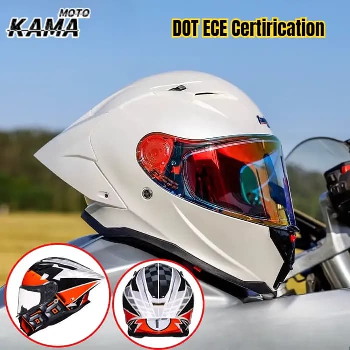 Réservoir grande queue aile casque hommes Moto