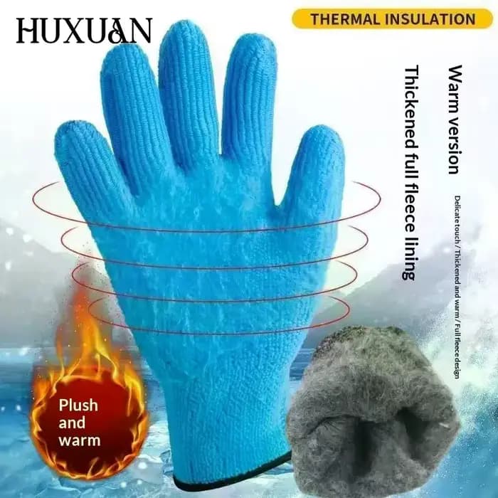 1 paire de gants de sécurité de travail imperméables