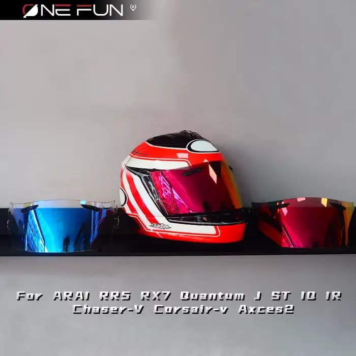 Visière de casque pour ancien ARAI RR5 QJ IQ IR HR RX7-GP QuantumJ ST RX-Q Chaser-V Corsair-v 2