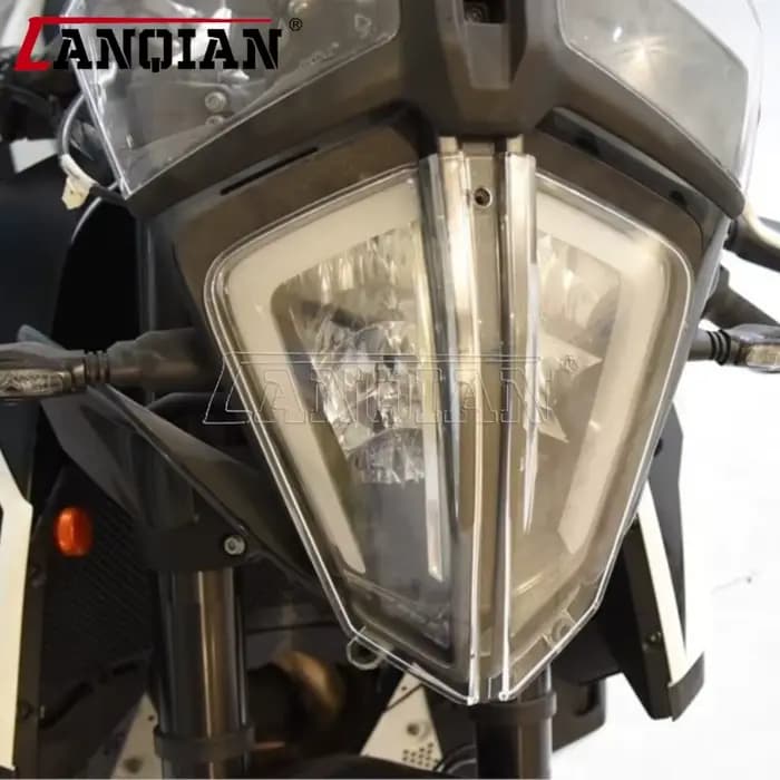 Couvercle de protection des phares de moto