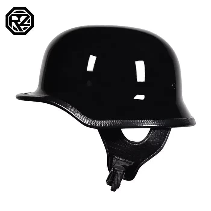 309-casque de soldat rétro demi-casque moto homme et femme