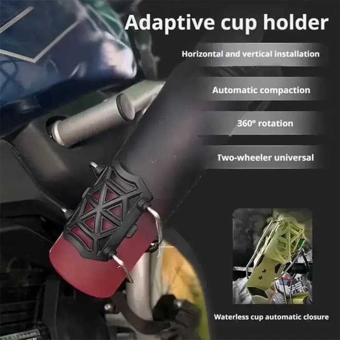 Porte-gobelet réglable pour moto et vélo