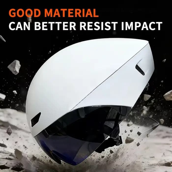 Casque de cyclisme TT pour hommes et femmes avec visière