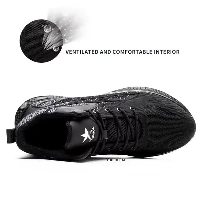 Bottes de travail chaussures de sécurité à bout en acier hommes femmes chaussures de travail baskets légères Anti-crevaison chaussures de sécurité hommes bottes indestructibles