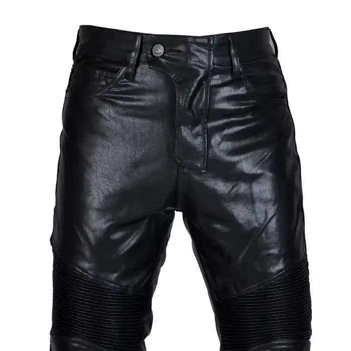Pantalon de course de Motocross en cuir PU pour hommes