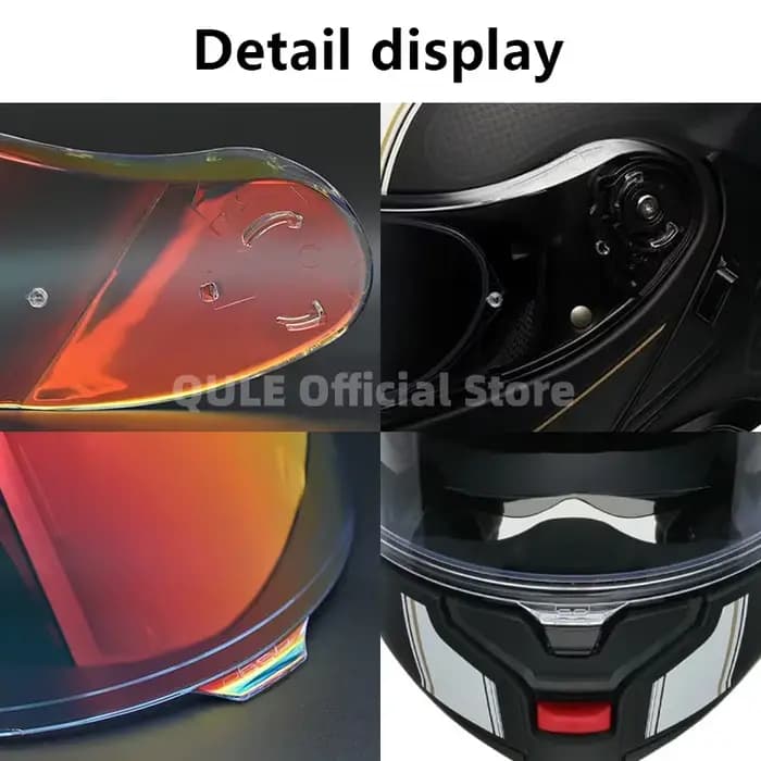 Neotec 3 CNS-3C pour visière de casque de Moto remplacement intégral pour SHOEI