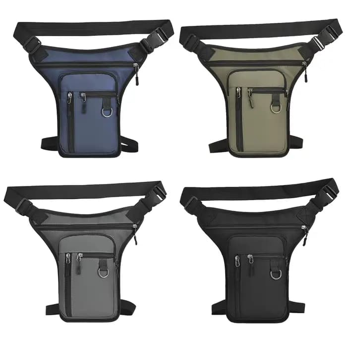Sac latéral de jambe de moto pour hommes