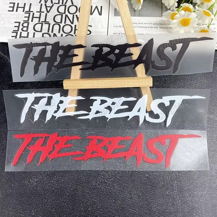 Autocollants pour casque de moto THE BEAST