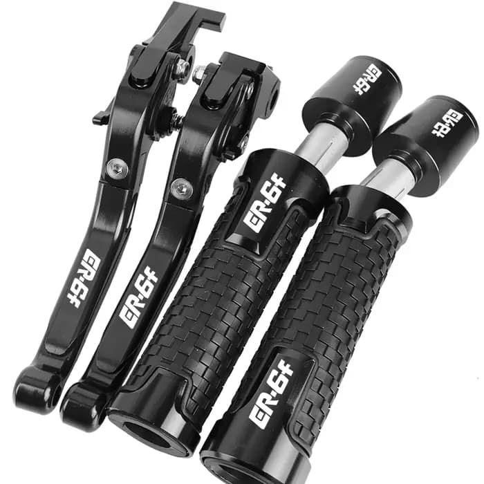 ER 6F accessoires de moto levier d'embrayage de frein poignées de guidon pour KAWASAKI ER6F