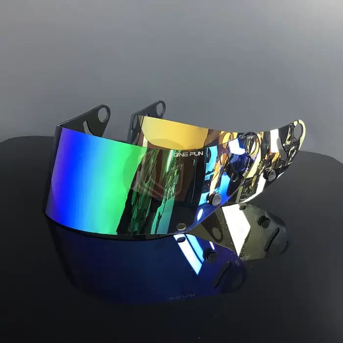 6 SK6 casque visière lentille moto
