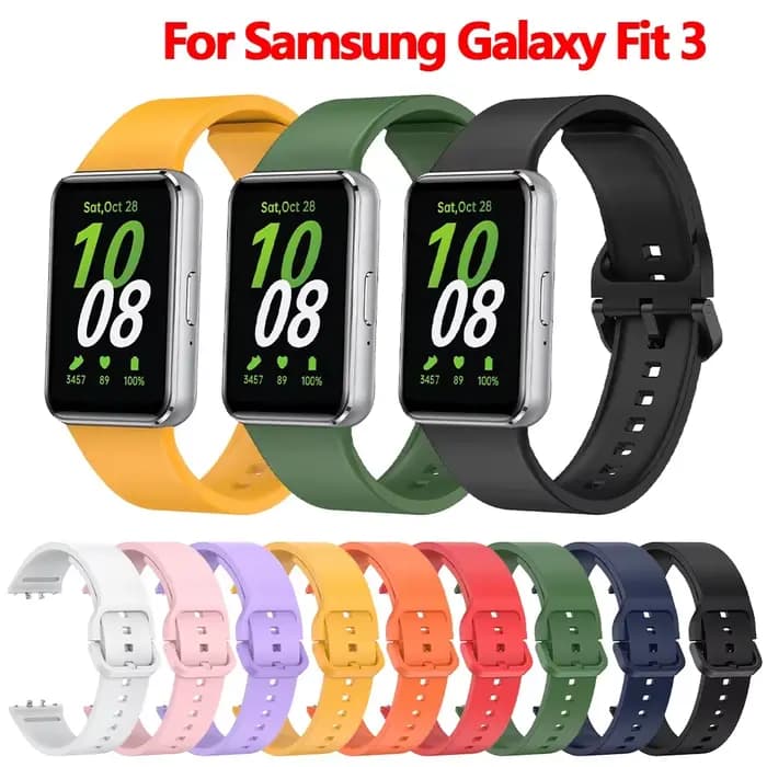 Bracelet en Silicone pour Samsung Galaxy Fit 3, Bracelet de montre de Sport de remplacement pour Samsung Galaxy Fit3, accessoires