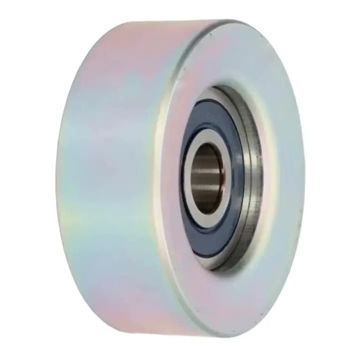 Poulie de courroie d'accessoires, poulie de guidage du moteur pour système de courroie de moteur, construction métallique, remplacement direct, haute durabilité