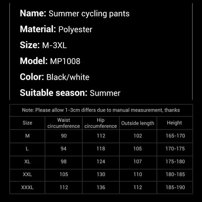 Pantalon de moto d'été respirant en plein air