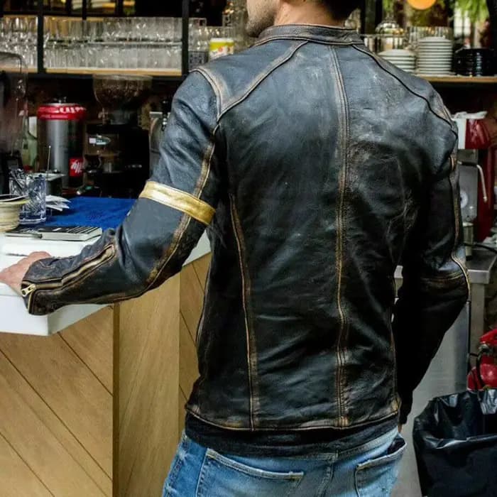 2025 automne moto veste en cuir hommes rue mode Bomber vestes décontracté col montant manteau