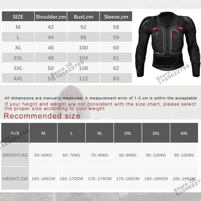 Blouson de moto avec protection intégrée pour la protection de la moto