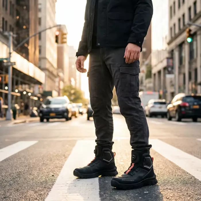 Bottes de moto TR G6 antidérapantes et coupe-vent pour hommes