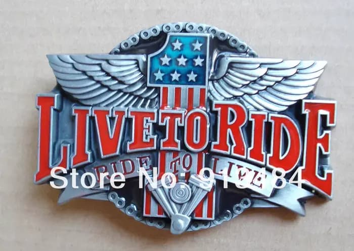 LIve To Ride Eagle – boucle de ceinture pour motards