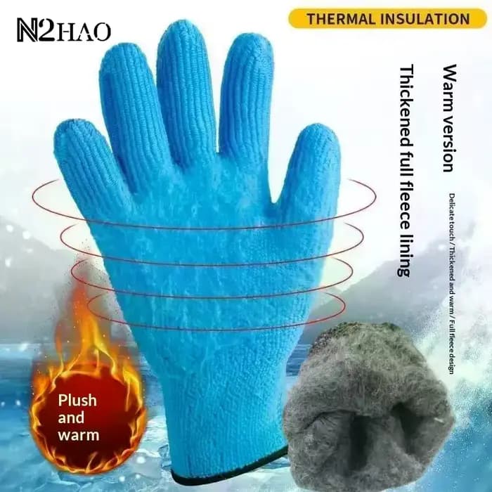 1 paire de gants de sécurité de travail imperméables