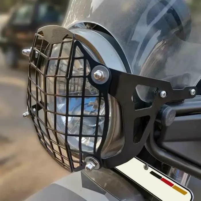 Accessoires de moto, Grille de protection des phares