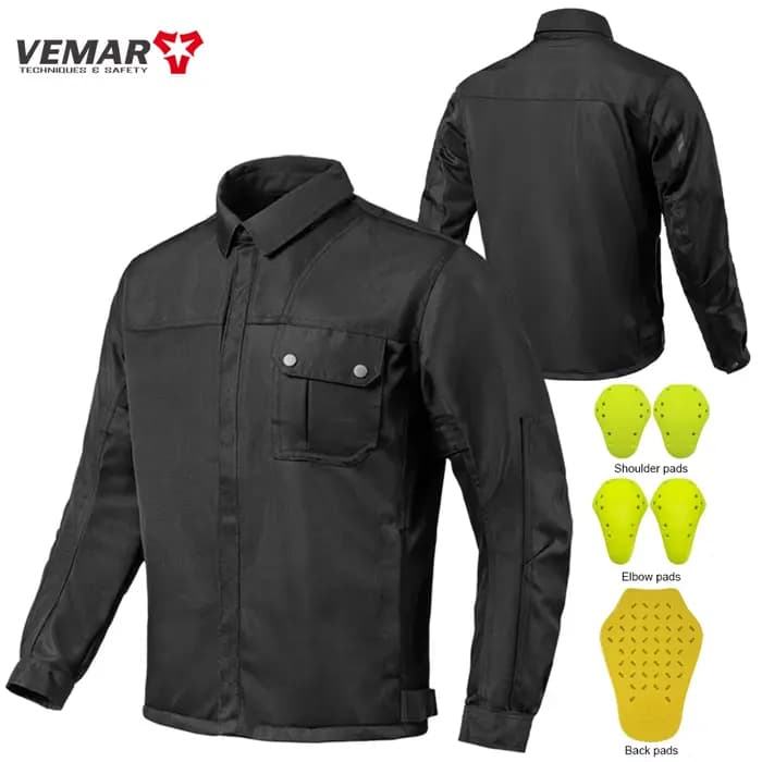 VEMAR été nouvelle veste d'équitation de Moto hommes respirant maille Motocross protecteur vêtements femmes résistant