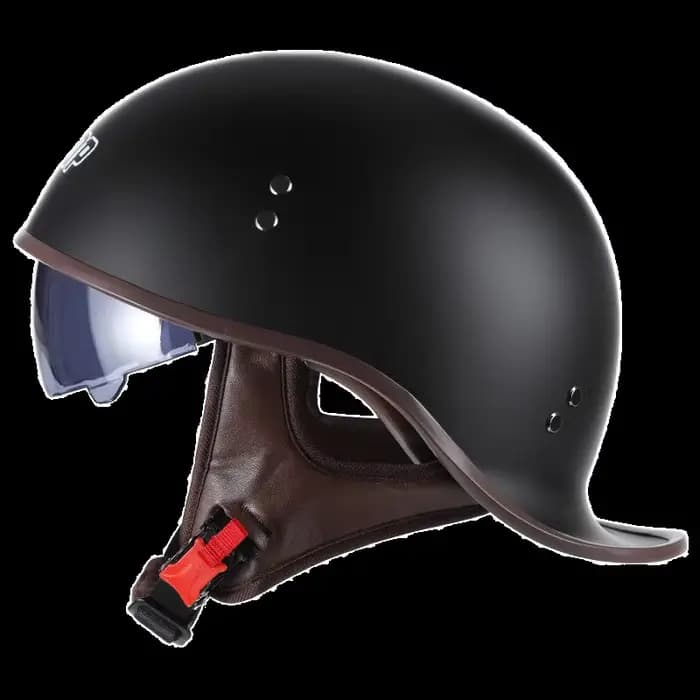 Rétro Moto Demi Casque pour homme Saisons Vintage Moteur