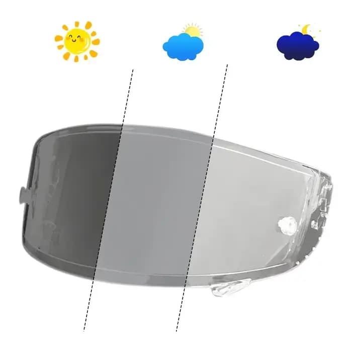 Pour Shoei X14 X-14 Z7 Z-7 CWR-1 NXR RF-1200 x-spirit casque visière photochromique lentilles