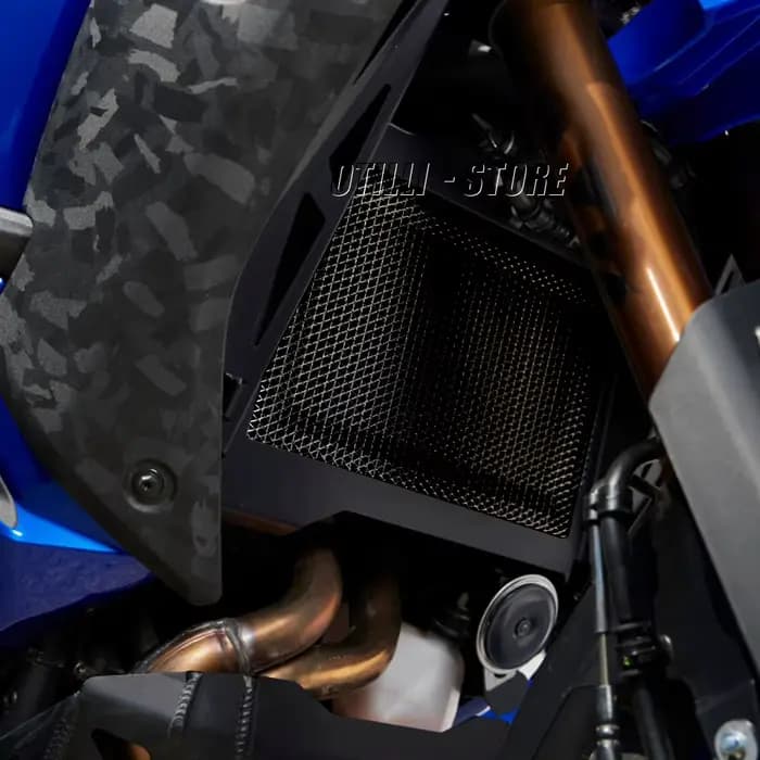 Couverture de protection de calandre noire pour moto