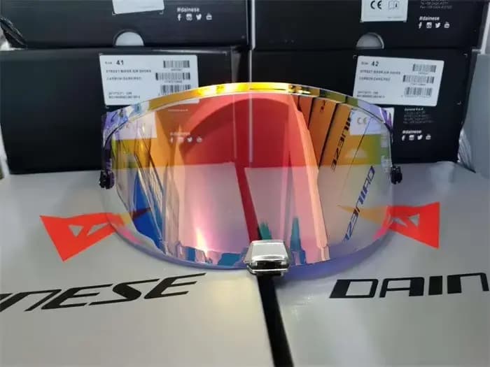 Lentille de casque de moto or Iridium pour HJC HJ-26 RPHA11/10/70 Lentilles