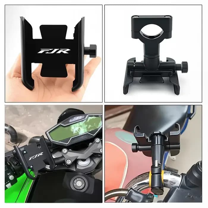 Support de téléphone de moto en alliage absorbant les chocs
