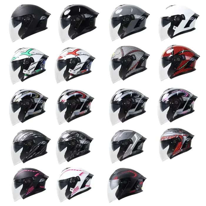Casque de moto ouvert 715 pour hommes et femmes