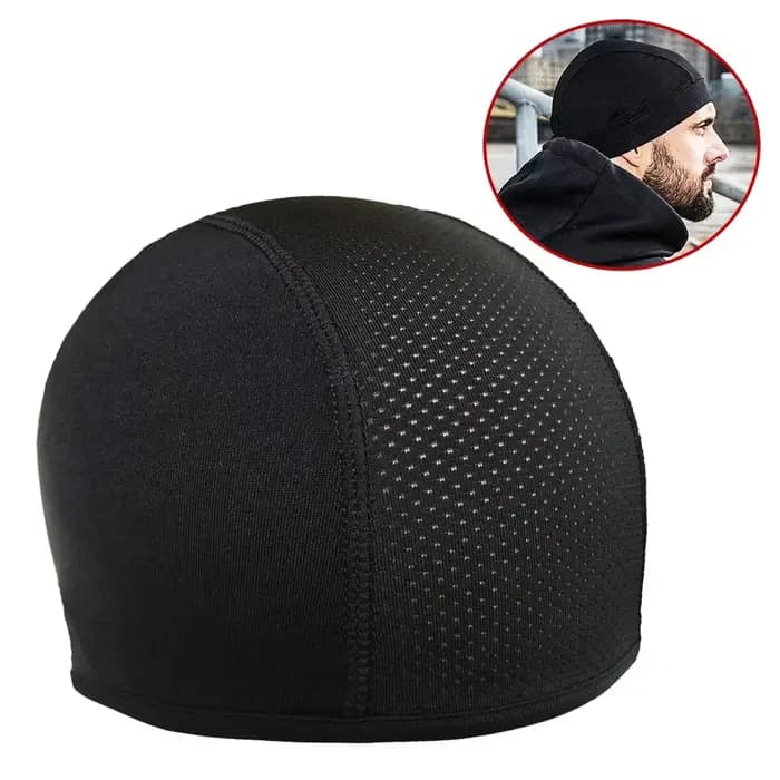 Casquettes intérieures de casque de moto pour hommes et femmes