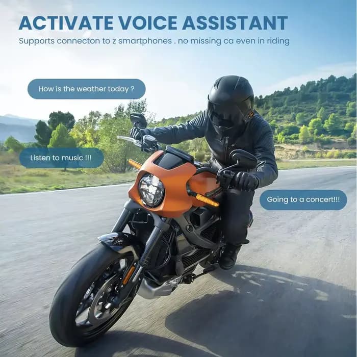 Casque de moto Bluetooth avec micro
