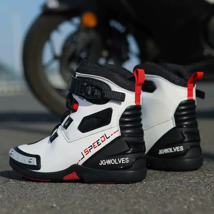 Nouvelles bottes de moto hommes en plein air imperméable