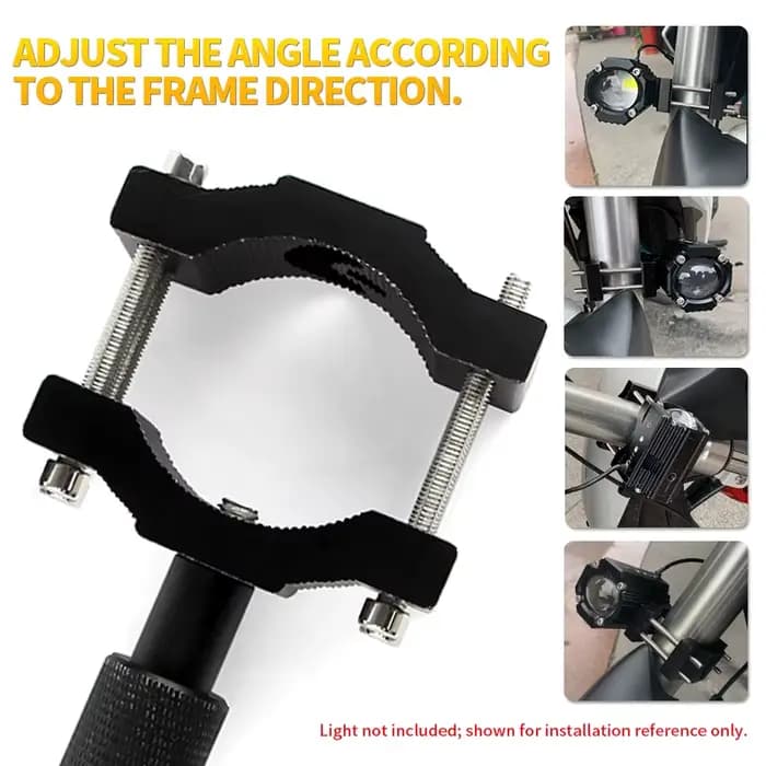 Support de phare de moto réglable P55 KP55 P35 P25 KP35 KM68 – Accessoires de fixation pour projecteur