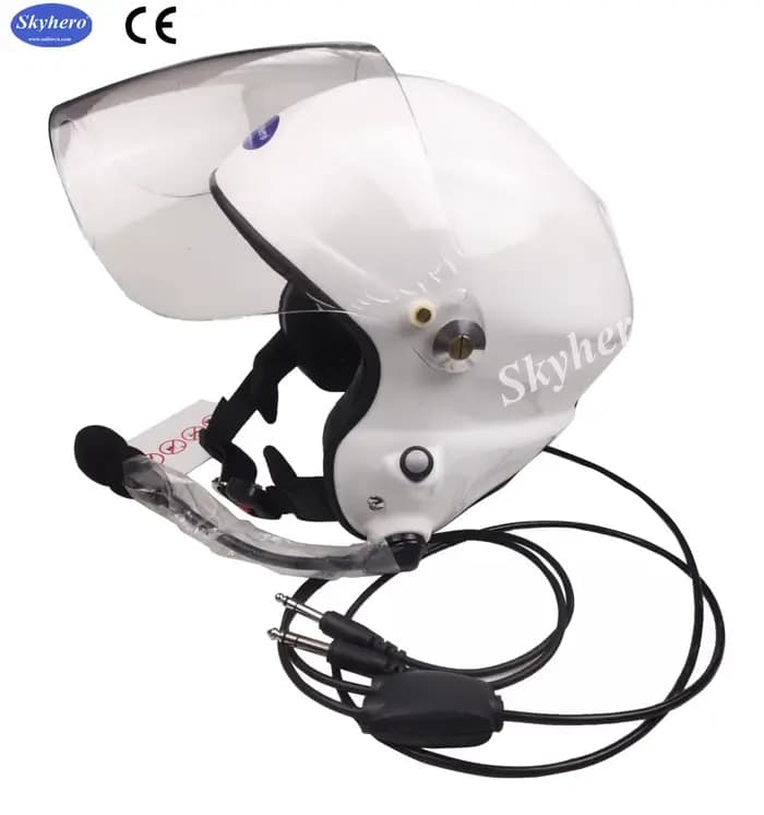 Casque de paramoteur antibruit, parapente motorisé certifié, prise 6.3, 5.2 GA