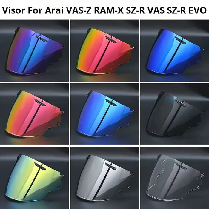 Visière pour casque de moto Arai VAS-Z RAM-X VZ-RAM SZ-R SZ-R VAS SZ-R EVO