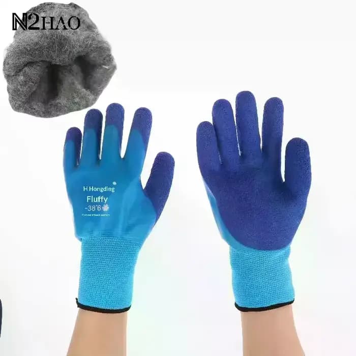 1 paire de gants de sécurité de travail imperméables