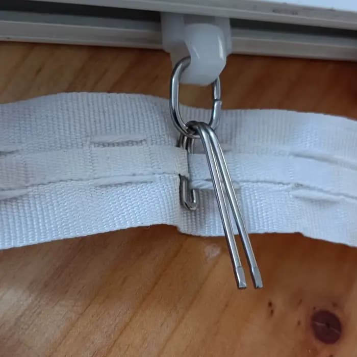 Accessoires de rideaux de 30 mètres, ceinture en tissu de 2.5cm pour rideaux, œillets, anneaux de bande, œillet, crochet de poinçonnage supérieur, ruban plissé pour rideau