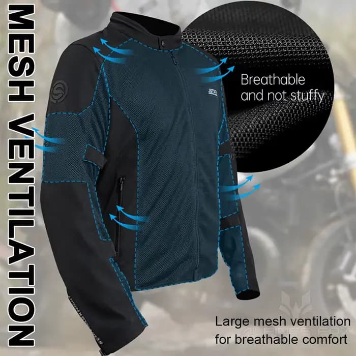 Star Field Knight – vestes de moto d'été pour hommes