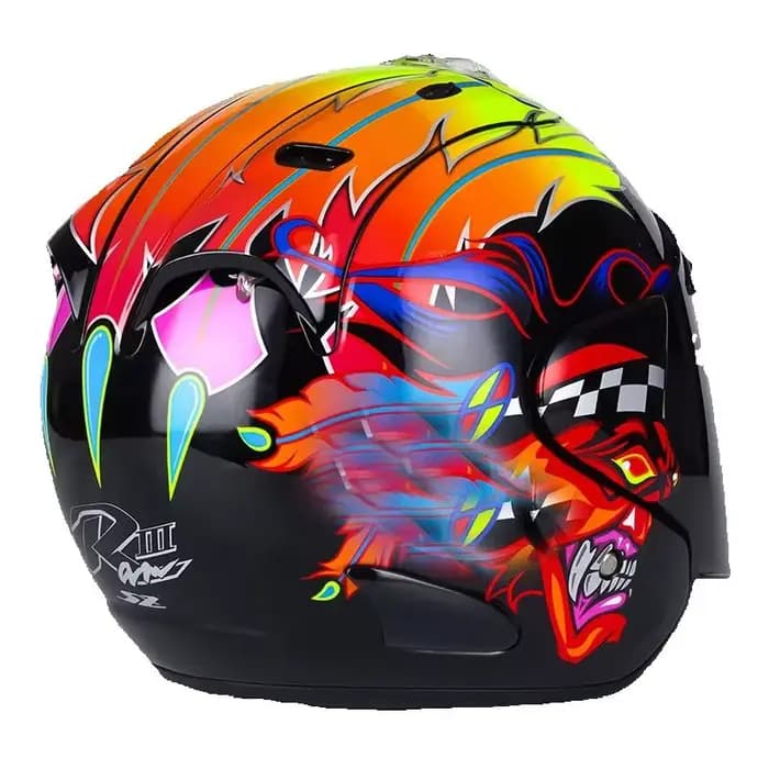 Casque de moto de course à visage ouvert pour femmes et hommes